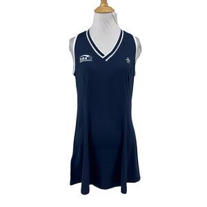 Penguin Dress Womens S Small Navy White Munsingwear Sleeveless USA Pickleball